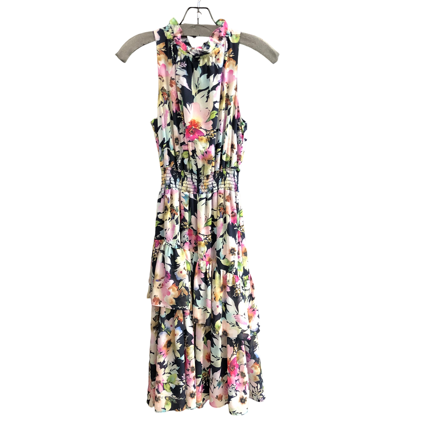 Dress Casual Midi By Joseph Ribkoff In Floral Print, Size: 6