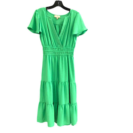 Dress Casual Midi By Indulge In Green, Size: S