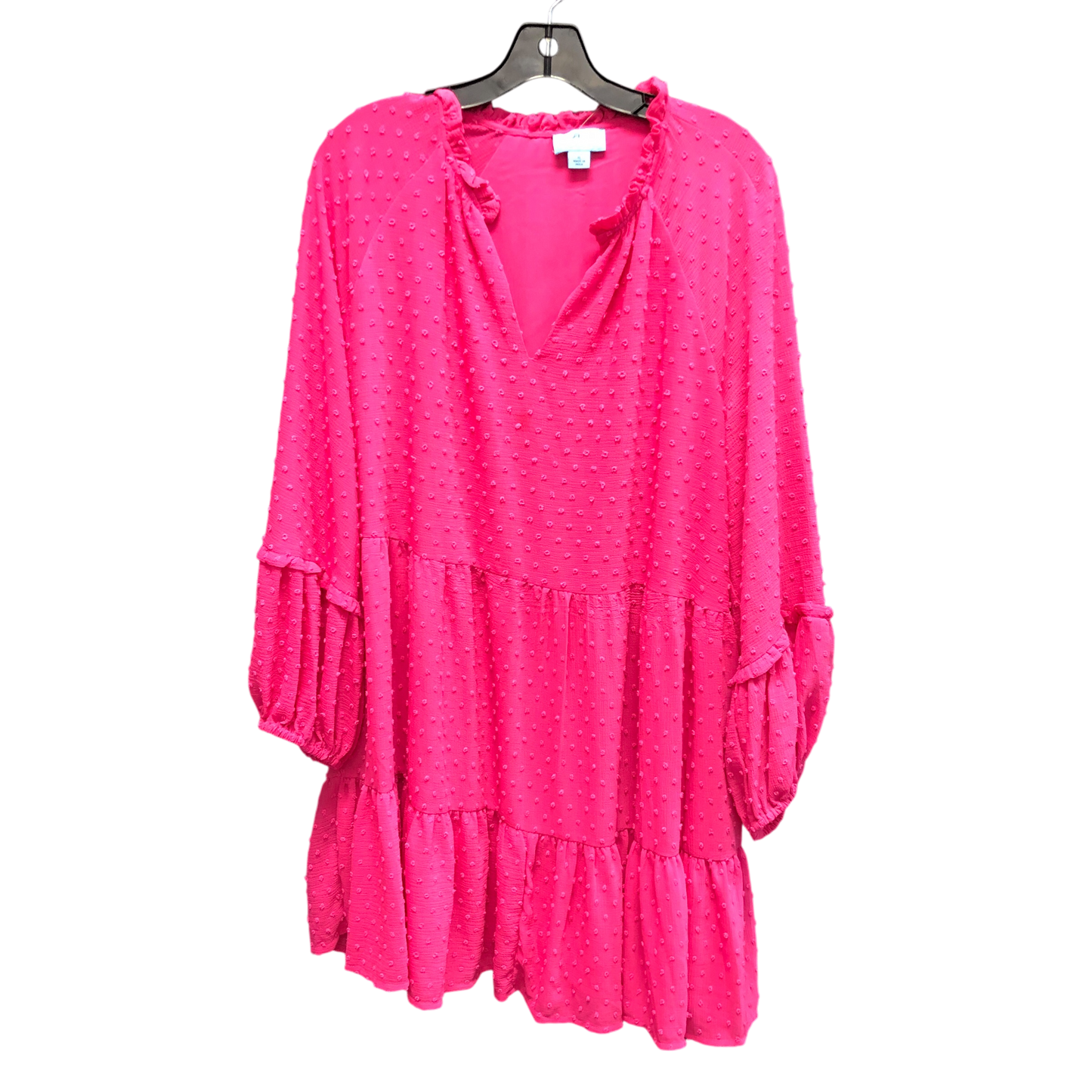 Dress Casual Short By Cece In Pink, Size: Xl