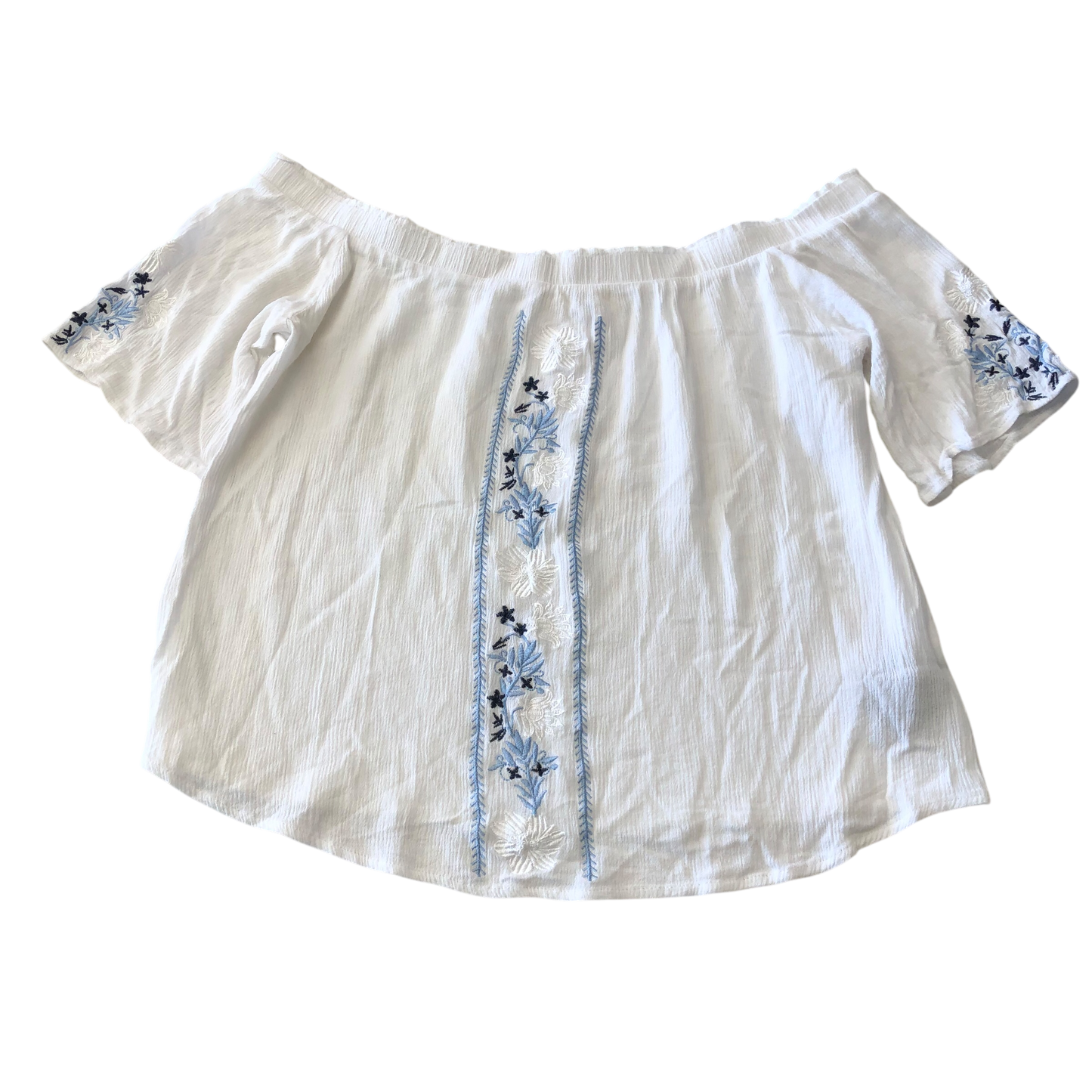 Top Short Sleeve By MARA In White, Size: Xl