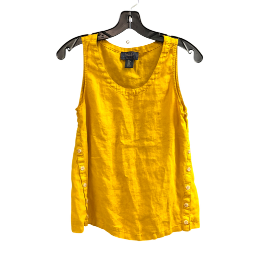 Top Sleeveless By Rachel Roy In Yellow, Size: S