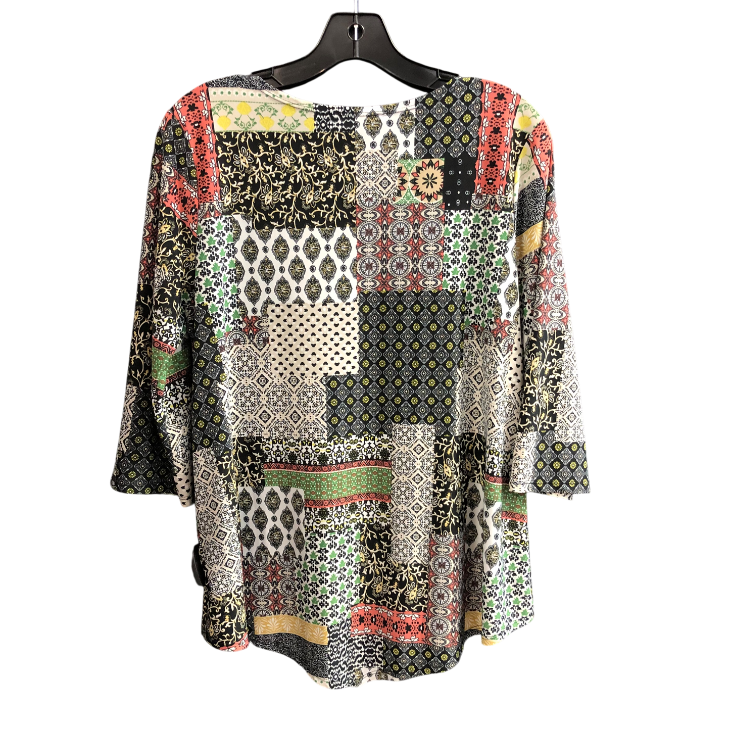 Top 3/4 Sleeve By Cmc In Multi-colored, Size: L