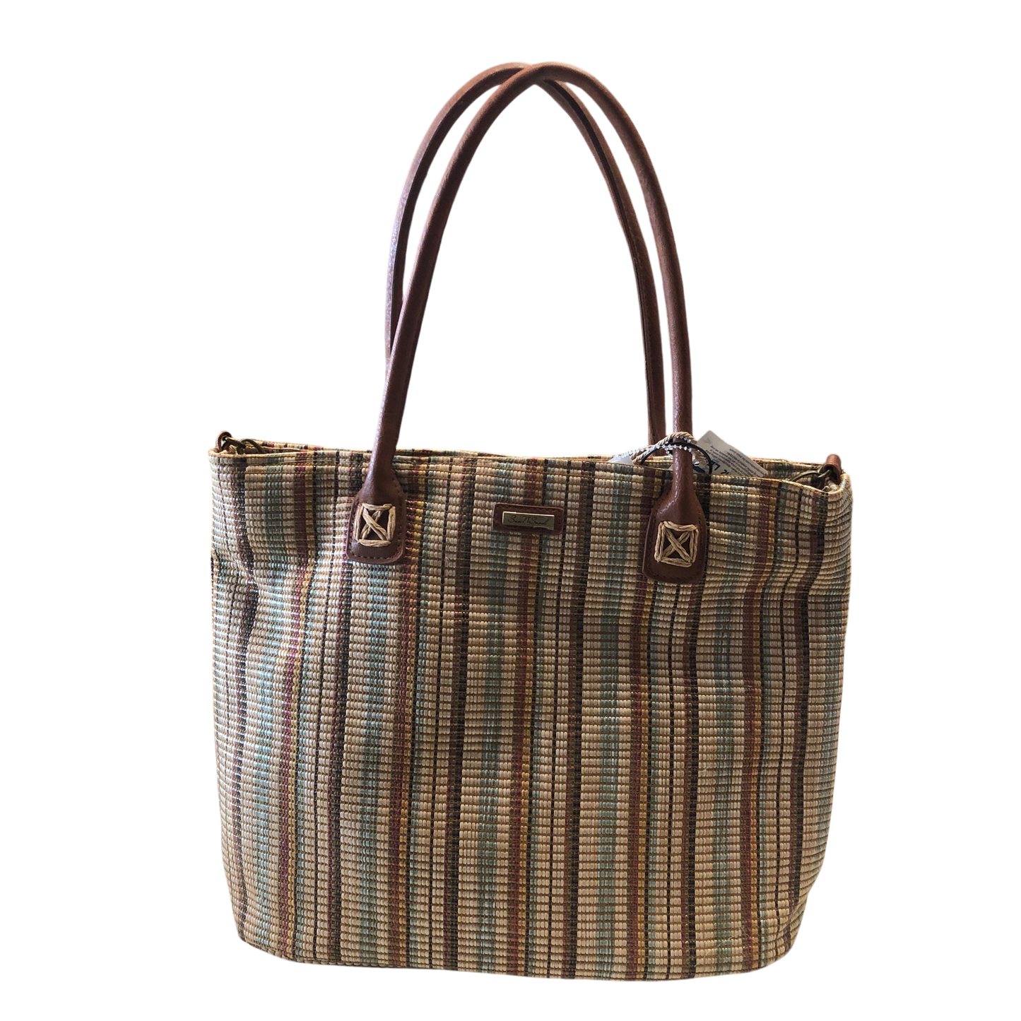 Straw Handbag By SUN AN SAND, Size: Large