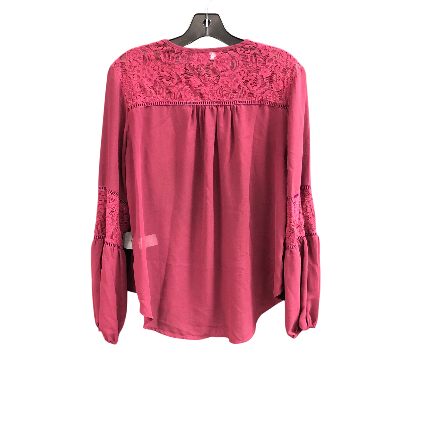 Top Long Sleeve By Aakaa In Red, Size: S