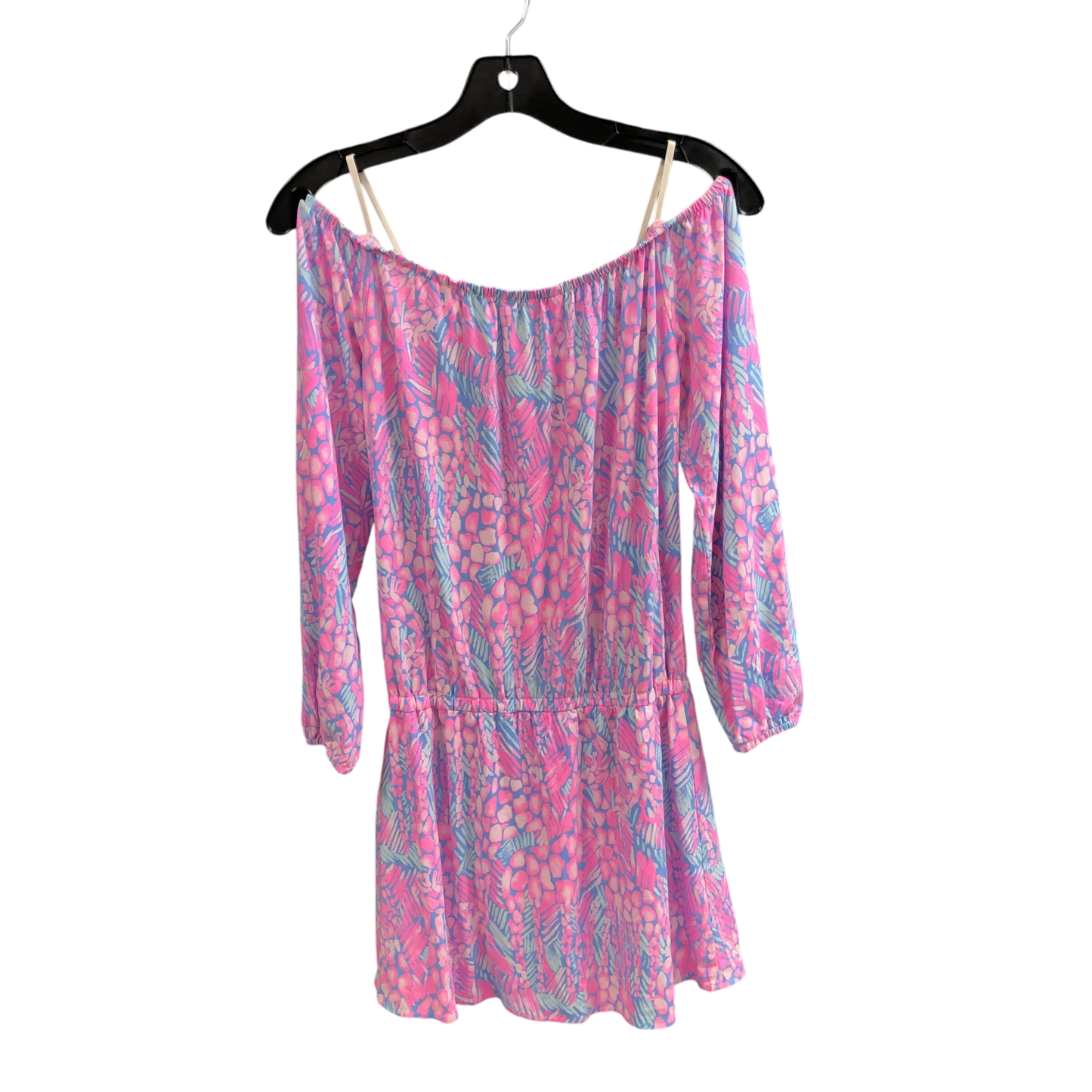 ROMPER DESIGNER BLUE & PINK BY LILLY PULITZER SIZE: XS