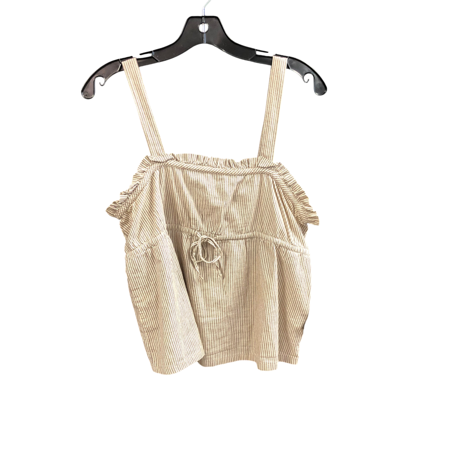 Top Sleeveless By Gap In Beige, Size: M