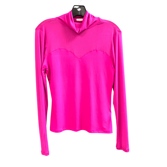 Top Long Sleeve By Cmc In Pink, Size: M