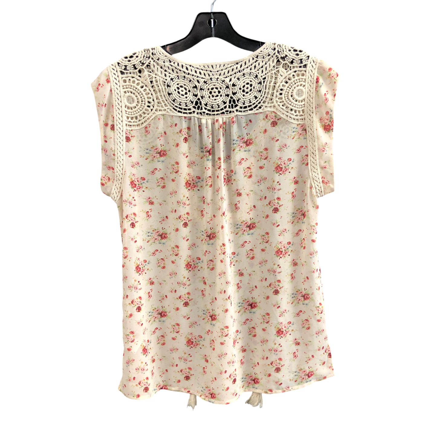 Top Short Sleeve By Daniel Rainn In Pink, Size: M