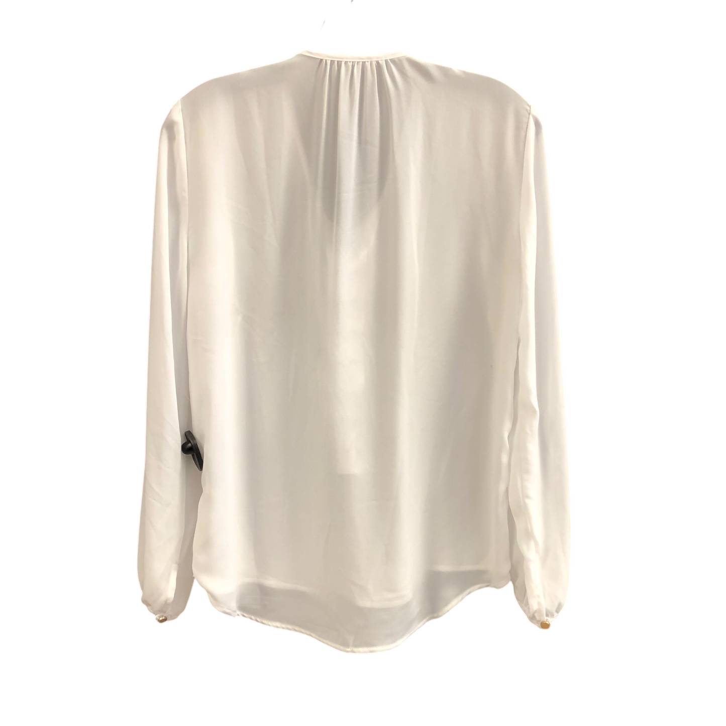 Top Long Sleeve By Olivaceous In White, Size: L