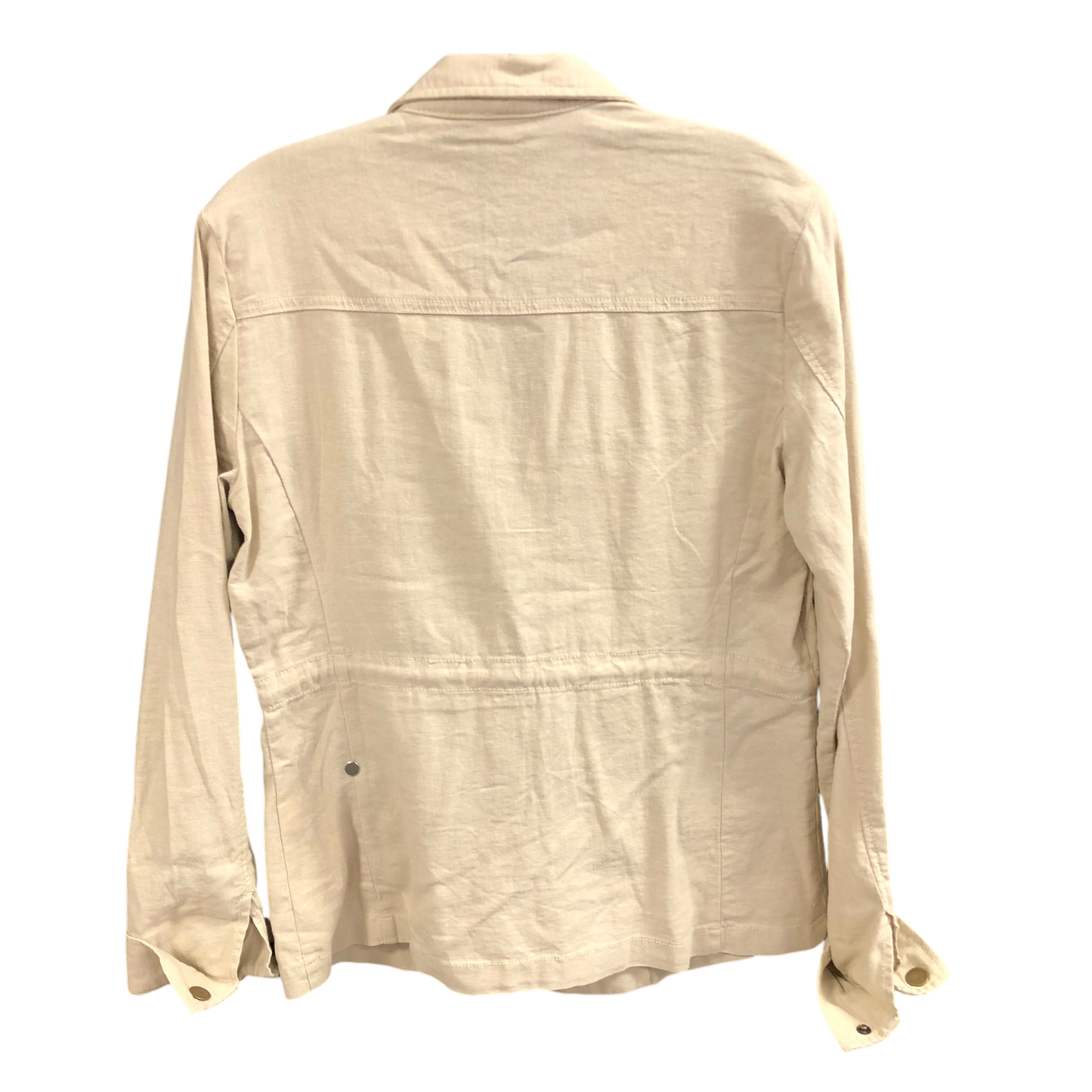 Jacket Shirt By New York And Co In Beige, Size: Xs