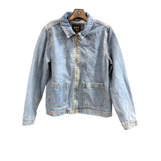 Jacket Denim By Cotton On In Blue Denim, Size: 6