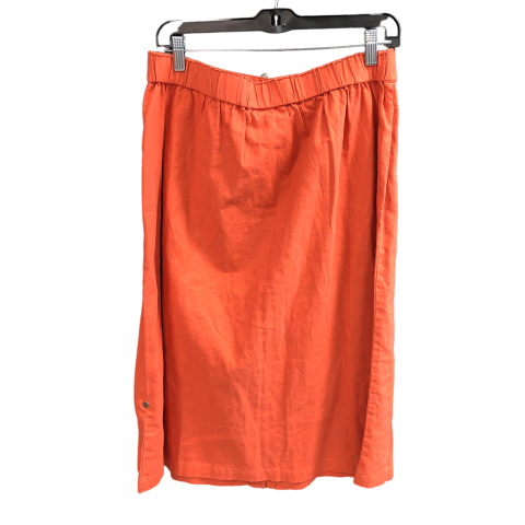 Skirt Midi By Morgan Taylor In Orange, Size: L