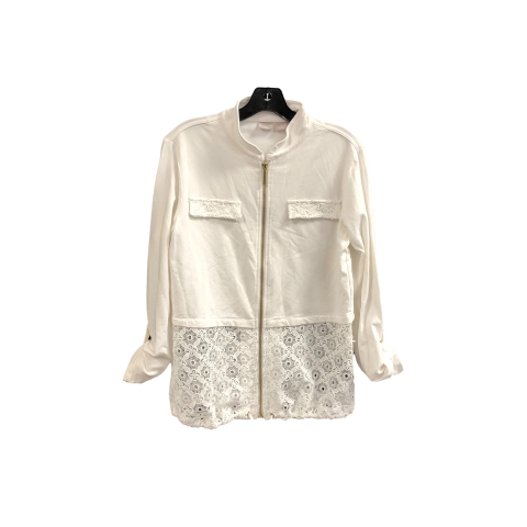 Jacket Other By Chicos In White, Size: M