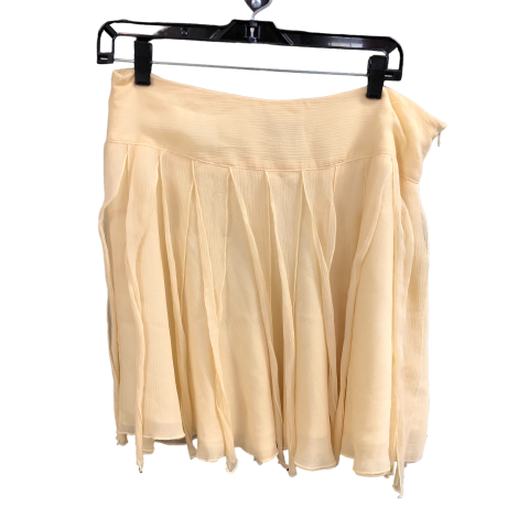 Skirt Mini & Short By Abs In Yellow, Size: 10