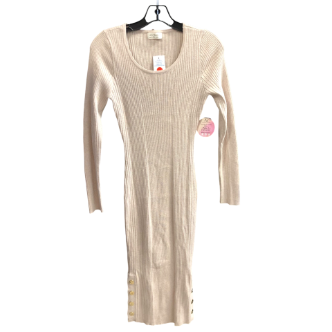 Dress Casual Maxi By Cmc In Beige, Size: L