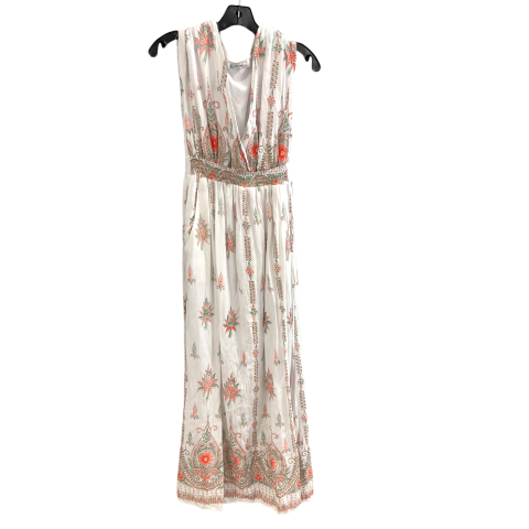 Dress Casual Maxi By Cmc In White, Size: S