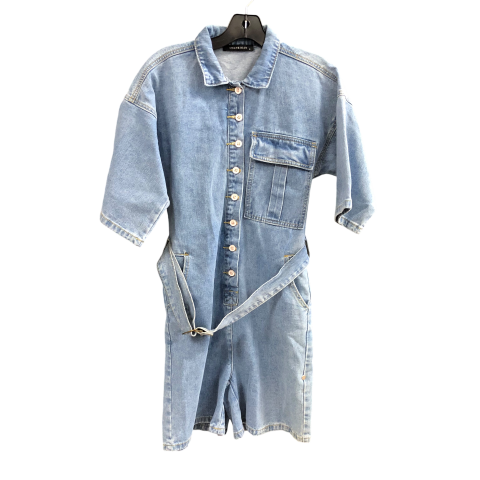 Romper By Cmc In Blue Denim, Size: S