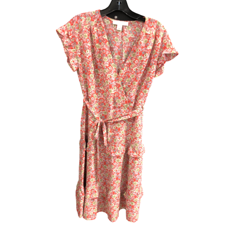 Dress Casual Midi By Monteau In Floral Print, Size: M