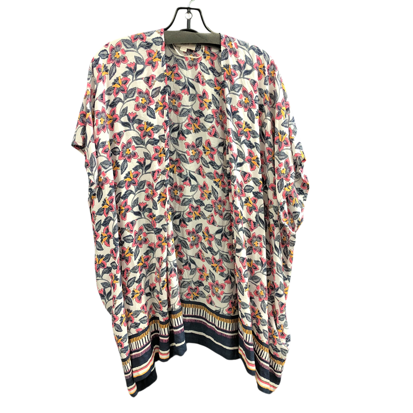 Kimono By Loft In Floral Print, Size: Osfm