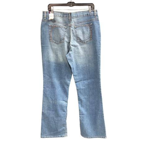 Jeans Flared By Gloria Vanderbilt In Blue Denim, Size: 12