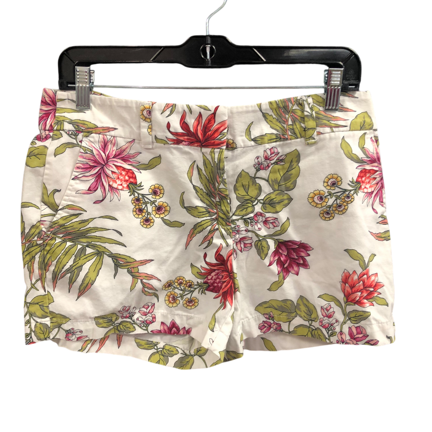 Shorts By Loft In Floral Print, Size: 4