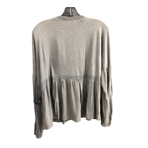 Top Long Sleeve By Lucky Brand In Grey, Size: S