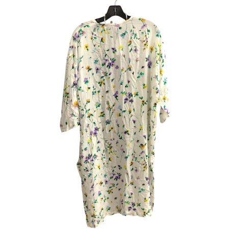 Kimono By Loft In Floral Print, Size: Xs