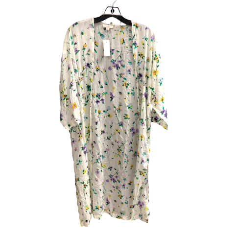 Kimono By Loft In Floral Print, Size: Xs