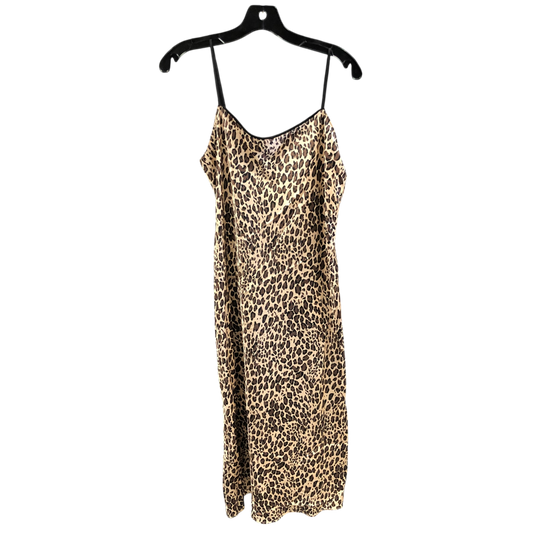 Slip Dress Casual Short By Clothes Mentor In Animal Print, Size: 0