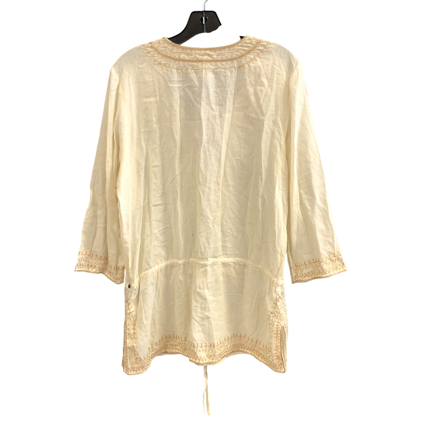 Top Long Sleeve By Lucky Brand In Beige, Size: L