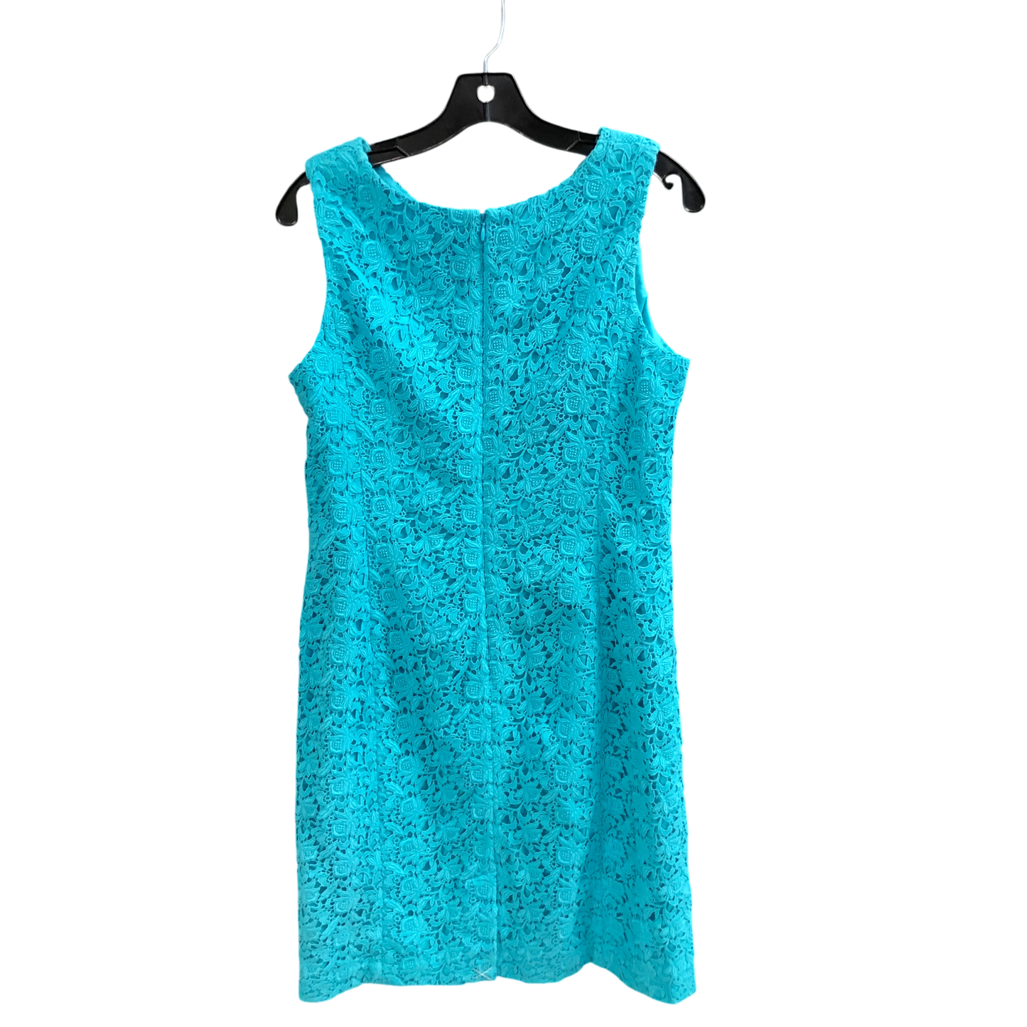 Dress Casual Midi By Talbots In Aqua, Size: 12