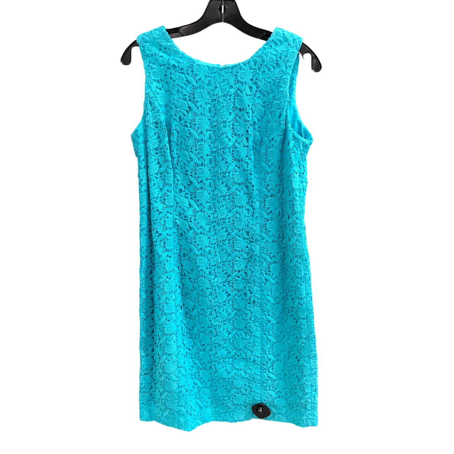 Dress Casual Midi By Talbots In Aqua, Size: 12