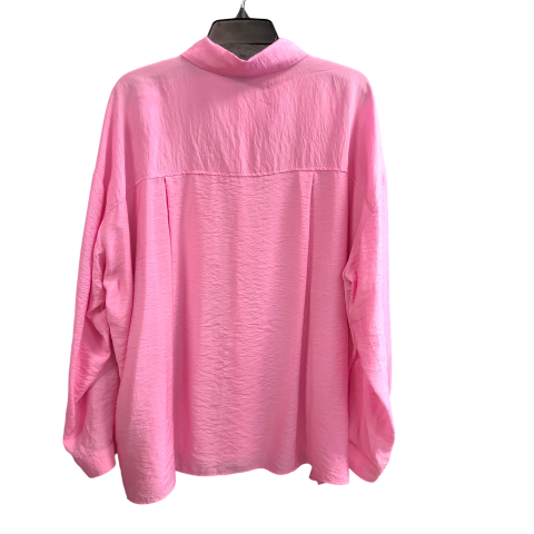 Top Long Sleeve By Primark In Pink, Size: 14