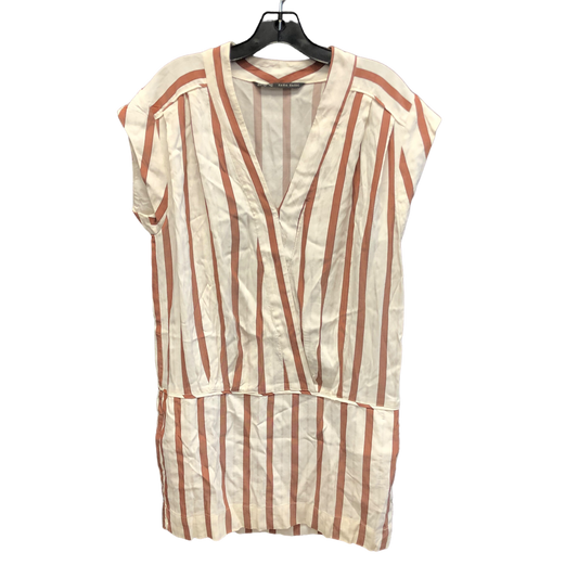 Striped Pattern Top Sleeveless Zara, Size Xl