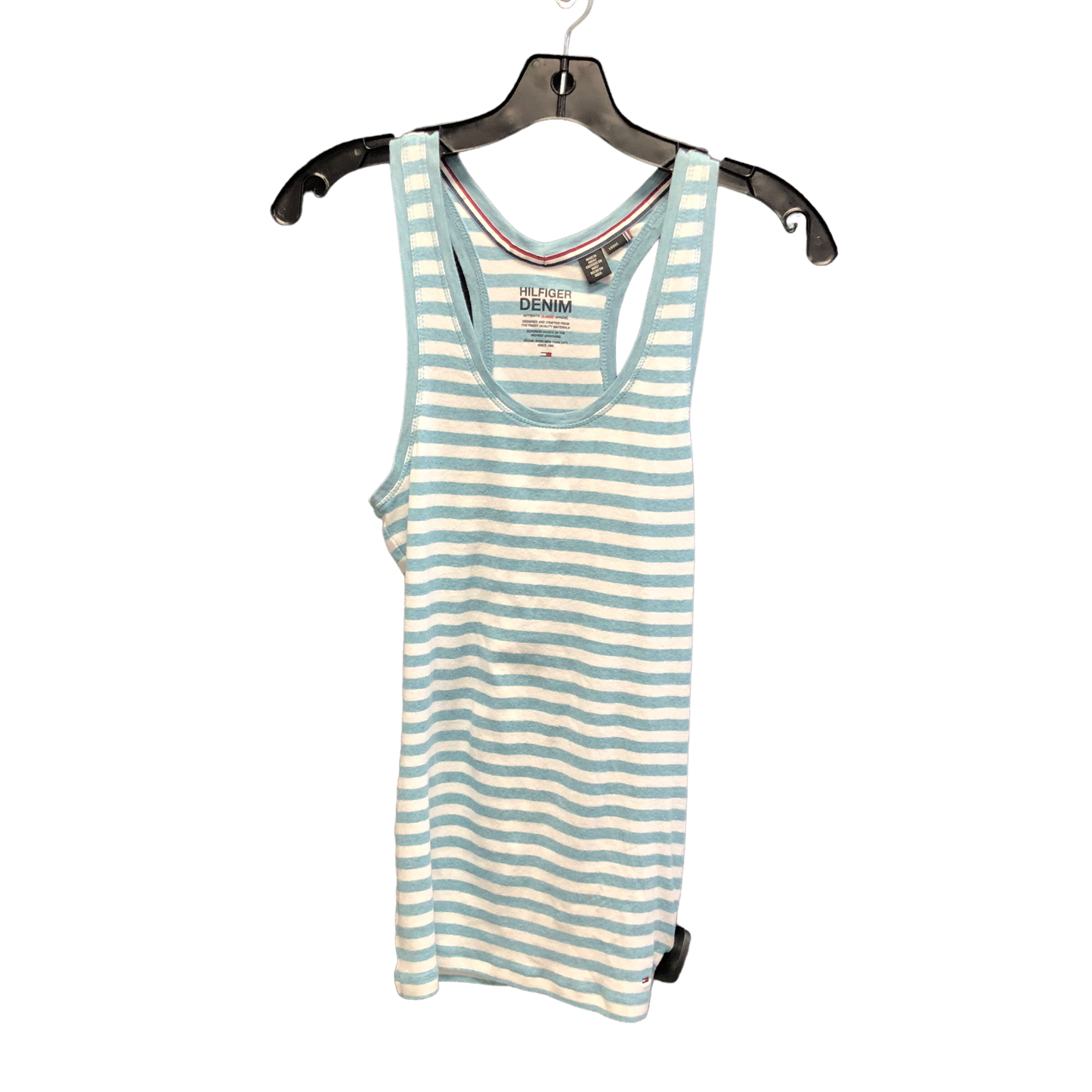 Striped Pattern Top Short Sleeve Tommy Hilfiger, Size L