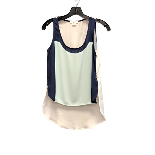 Blue Top Sleeveless Bar Iii, Size Xs