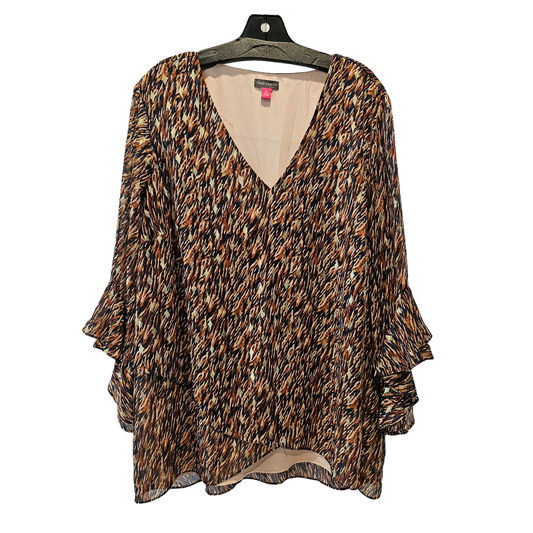 Top 3/4 Sleeve By Vince Camuto  Size: 2x