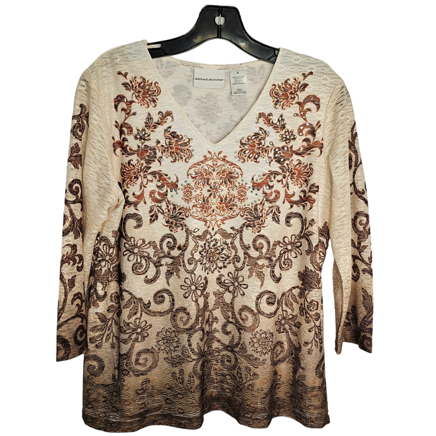 Top 3/4 Sleeve By Alfred Dunner  Size: S