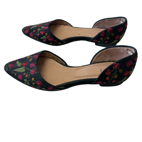 Floral Print Shoes Flats J. Jill, Size 6.5