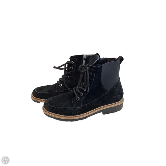 Boots Ankle Flats By Crown Vintage In Black, Size: 7.5
