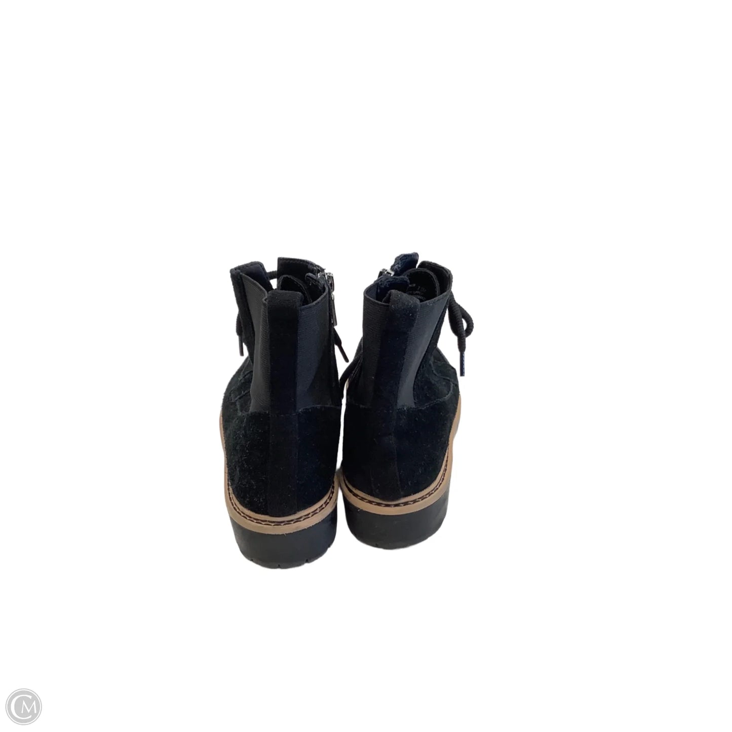 Boots Ankle Flats By Crown Vintage In Black, Size: 7.5