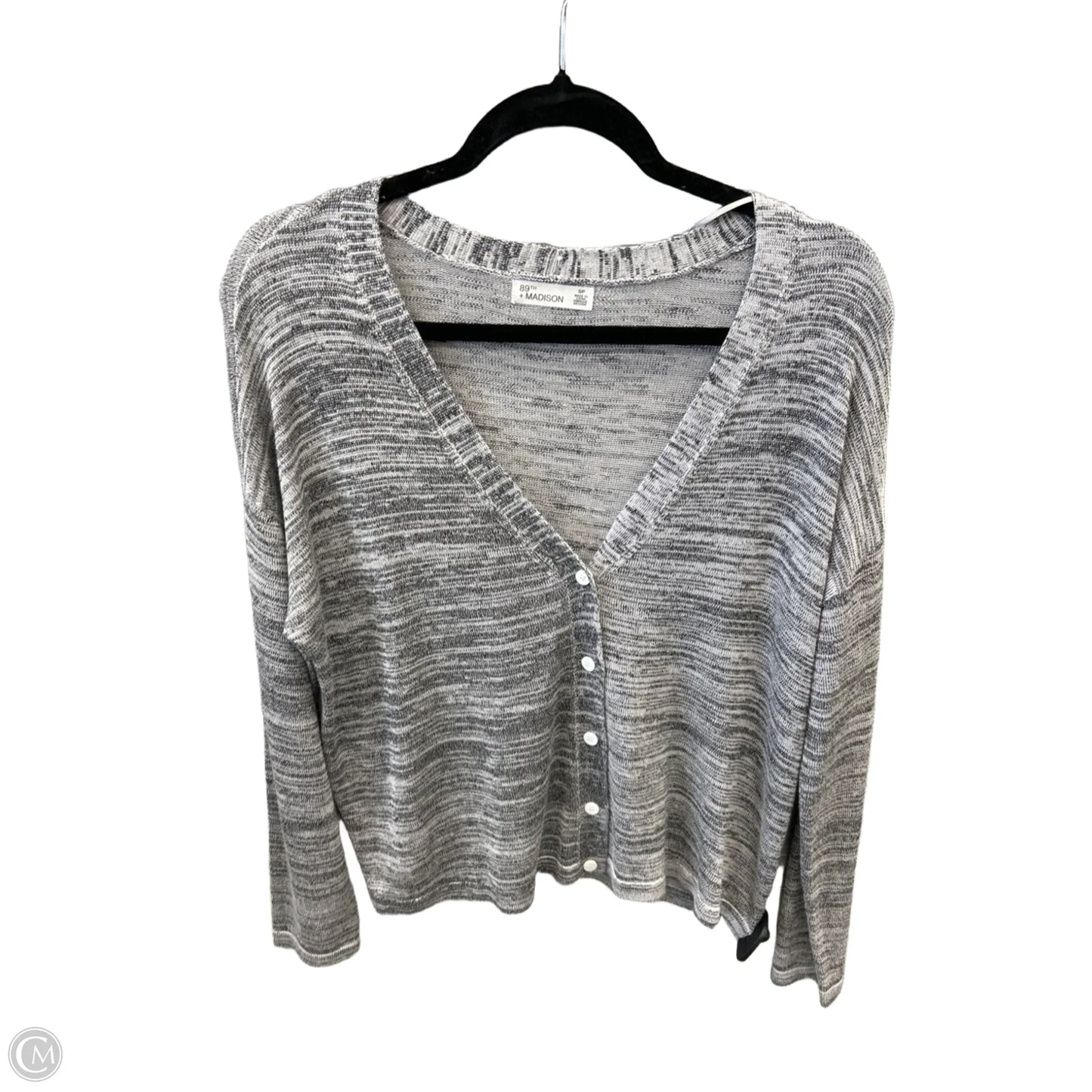 Cardigan By 89th And Madison In Grey, Size: Sp