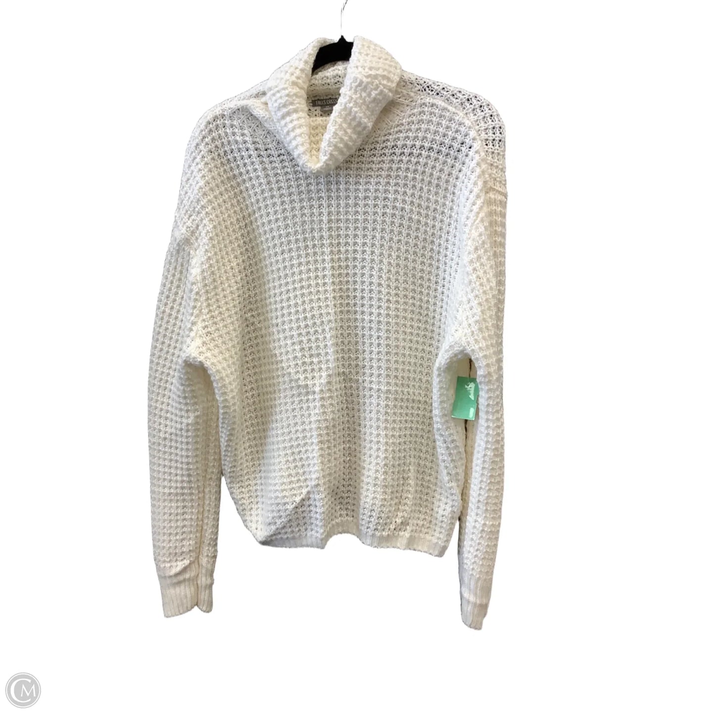Sweater By Falls Creek In White, Size: Xl