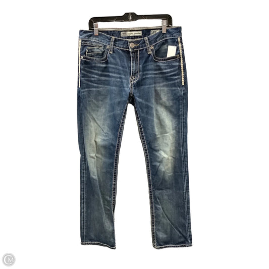 Jeans Straight By Bke In Blue Denim, Size: 16l