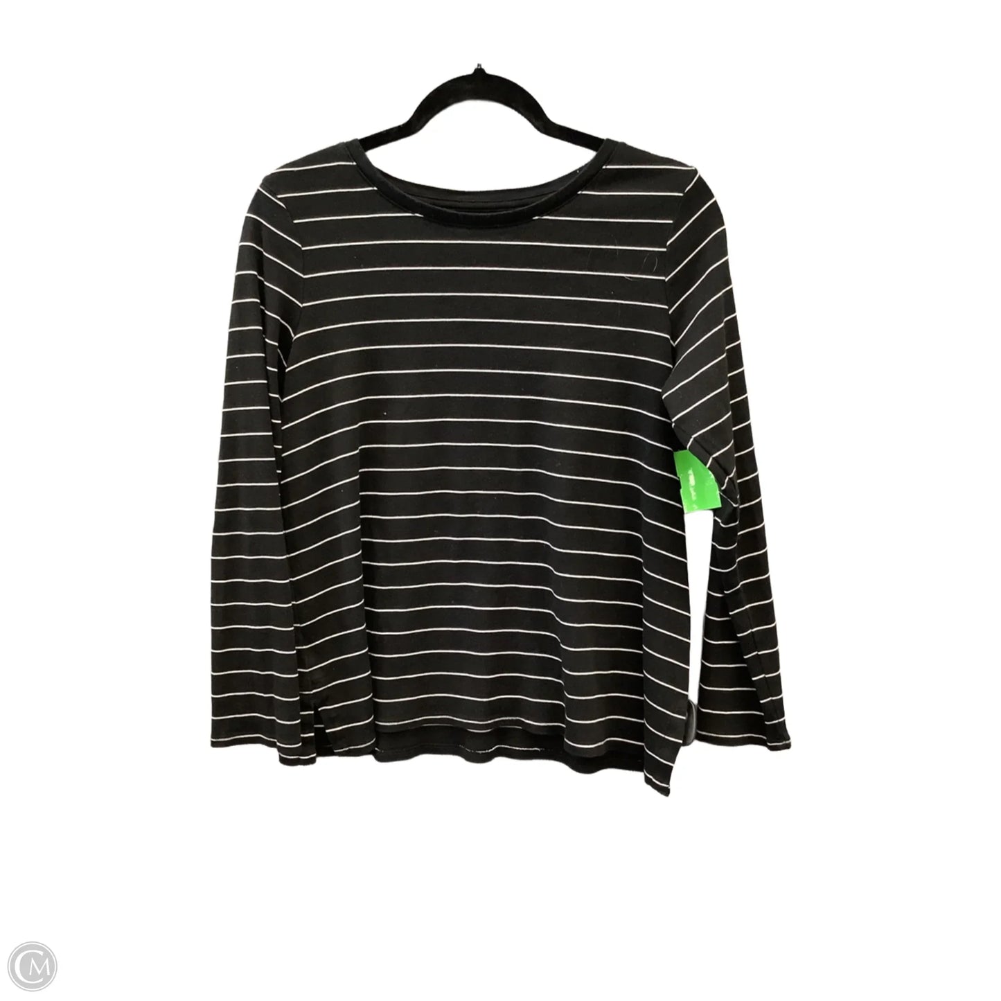 Top Long Sleeve By J. Jill In Black, Size: Mp