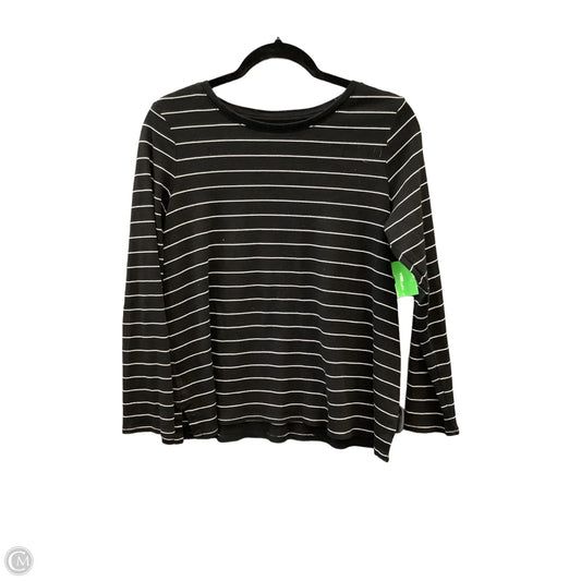 Top Long Sleeve By J. Jill In Black, Size: Mp