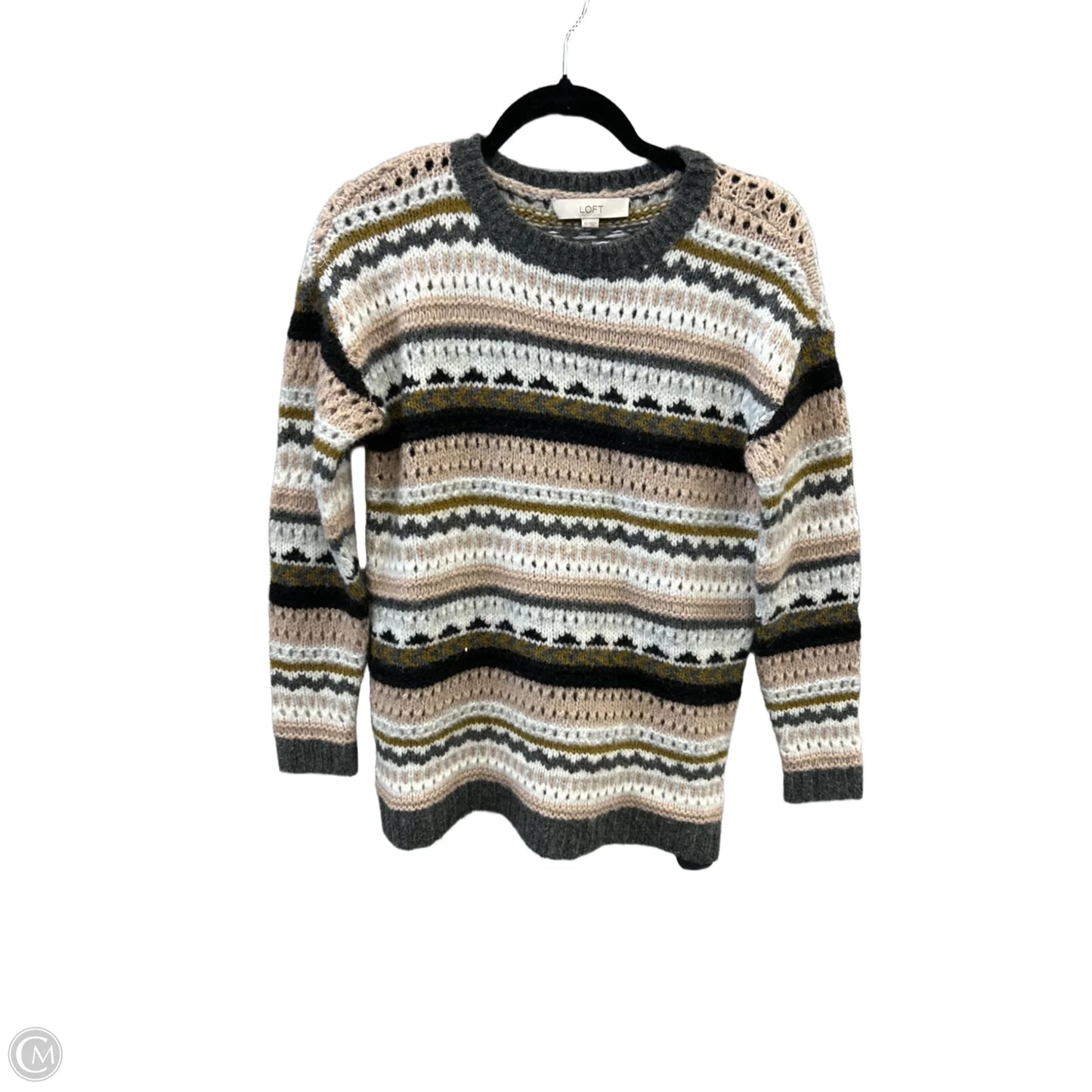 Sweater By Loft In Grey, Size: Xs