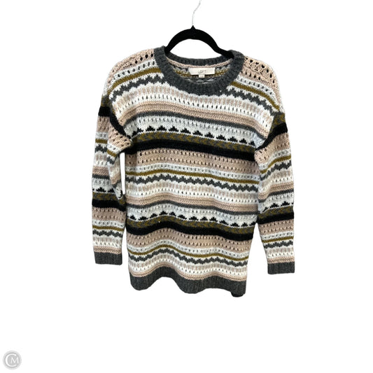 Sweater By Loft In Grey, Size: Xs