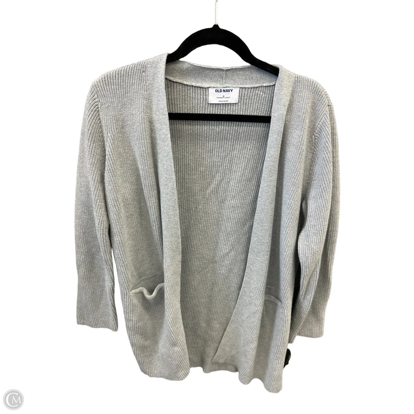 Sweater Cardigan By Old Navy In Grey, Size: M
