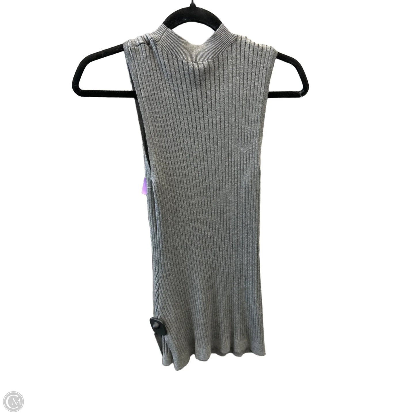 Top Sleeveless By Express In Grey, Size: M